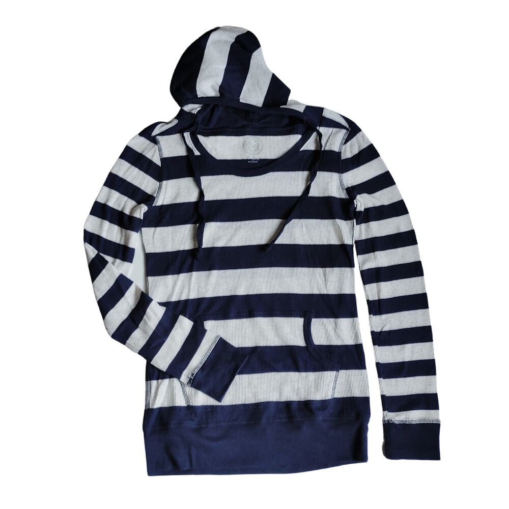 SO Striped Long Sleeve Hooded Top